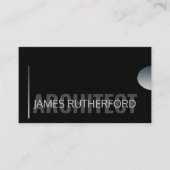 建築プロフェッショナルエレガントブミニマルラック 名刺 (正面)