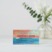 建築プロフェッショナルモダンウカラフルッド#5 名刺 (スタンド正面)