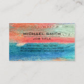 建築プロフェッショナルモダンウカラフルッド#5 名刺 (裏面)