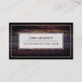 建築プロフェッショナルモダンウッドビルダー 名刺 (正面)