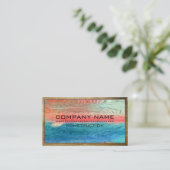 建築プロフェッショナルモダンウッド#8 名刺 (スタンド正面)