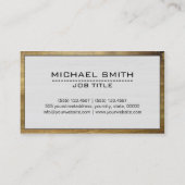 建築プロフェッショナルモダンホワイトウッド#3 名刺 (裏面)