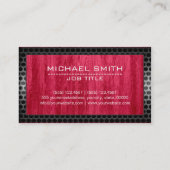 建築プロフェッショナルモダンレッドウッド#3 名刺 (裏面)