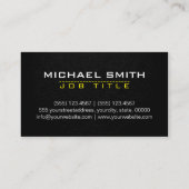 建築プロフェッショナルレザールック 名刺 (裏面)