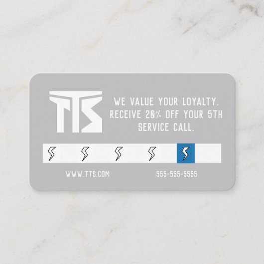 建築プロフェッショナルロイヤリティカード 名刺 (正面)