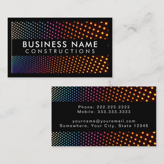 建築プロフェッショナル金属手利人修理 名刺 (正面/裏面)