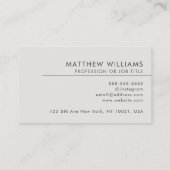 建築プロフェッショナルQRコードロモダンゴ 名刺 (裏面)