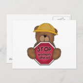 建築ベアTシャツとギフト ポストカード (正面/裏面)