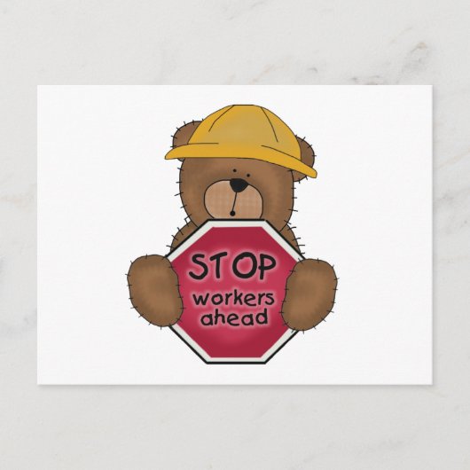 建築ベアTシャツとギフト ポストカード (正面)