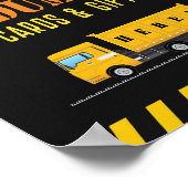 建築ベビーシャワーカードとギフトシンボルや象徴 ポスター (角)