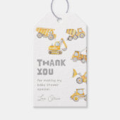 建築ベビーシャワーメッセージカード ギフトタグ (正面)