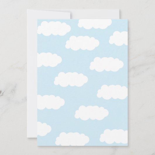 建築ベビーシャワー招待状招待状 招待状 (裏面)