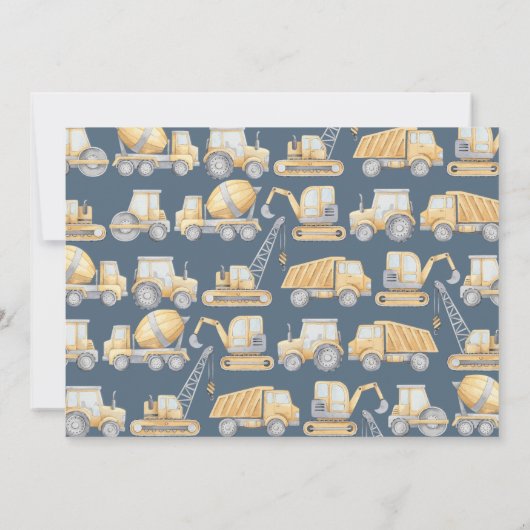 建築ベビーシャワー招待状招待状 招待状 (裏面)