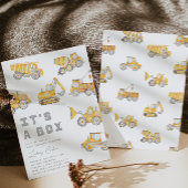 建築ベビーシャワー招待状 招待状