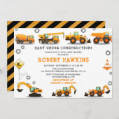 建築ベビーシャワー招待状 招待状 (正面/裏面)