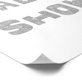 建築ベビーシャワー歓迎ポスター ポスター (角)