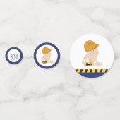 建築ベビーシャワー紙吹雪装飾 コンフェッティ (正面)