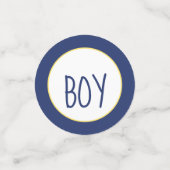 建築ベビーシャワー紙吹雪装飾 コンフェッティ (スモール正面)