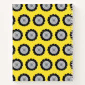 建築ホイールボーイをテーマにした ノートブック (裏面)