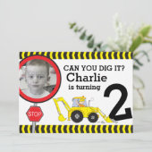 建築ボーイズ2nd誕生日パーティの招待状 招待状 (スタンド正面)