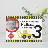 建築ボーイズ3rd誕生日パーティの招待状 招待状 (スタンド正面)