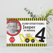 建築ボーイズ4th誕生日パーティの招待状 招待状 (スタンド正面)