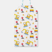 建築ボーイバースデーパーティー ギフトタグ (裏面)