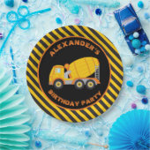 建築ボーイバースデーパーティ紙プレート ペーパープレート (パーティー)