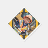 建築ボーイ誕生日Bashの下 スタンダードカクテルナプキン (角)