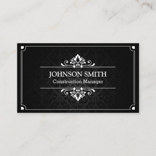 建築マネージャ – Shadow of Damask 名刺 (正面)