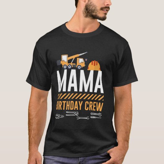 建築ママ誕生日クルー建築Bday Tシャツ (正面)