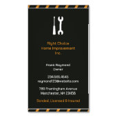 建築マン マグネット名刺 (正面縦)