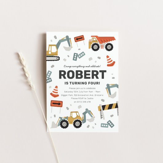 建築ミュートBoho誕生日パーティーの招待 招待状