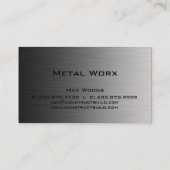 建築メタル名刺角度エッジ3 名刺 (裏面)