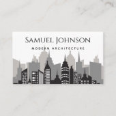 建築モダンスタイリッシュアップタウンハウスアーキテクト 名刺 (正面)