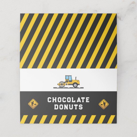 建築モダンパーティーのテントのラベル プレイスカード (外部開封)