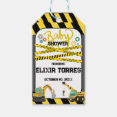 建築モダンベビーシャワー ギフトタグ (正面)