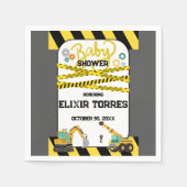 建築モダンベビーシャワー スタンダードカクテルナプキン (正面)