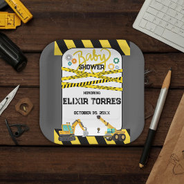 建築モダンベビーシャワー ペーパープレート