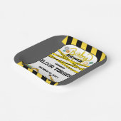 建築モダンベビーシャワー ペーパープレート (傾斜あり)