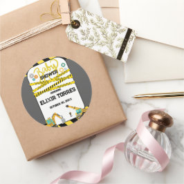 建築モダンベビーシャワー ラウンドシール