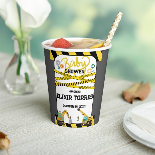 建築モダンベビーシャワー 紙コップ (インサイチュ)
