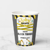 建築モダンベビーシャワー 紙コップ (裏面)