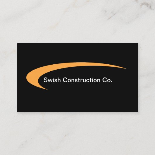 建築モダン名刺デザイン 名刺 (正面)