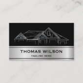 建築モダン手利人大工ツール釜林 名刺 (正面)