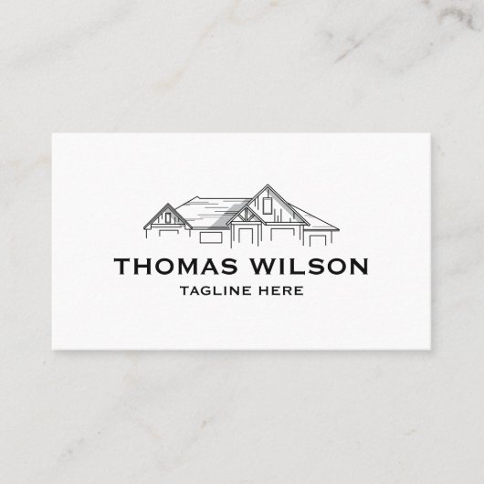 建築モダン手利人大工ツール釜林 名刺 (正面)