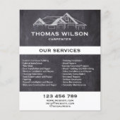 建築モダン手利大工の道具 チラシ (正面)