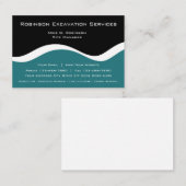 建築モダン掘削業 名刺 (正面/裏面)