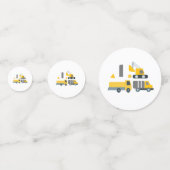 建築モダン車の誕生日パーティビッグワン コンフェッティ (正面)