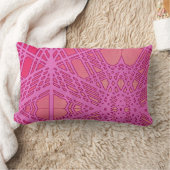 建築モチーフプリント ランバークッション (ブランケット)